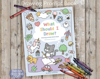 What Should I Draw? Drawing Prompt Sketch Book