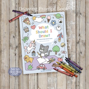 What Should I Draw? Drawing Prompt Sketch Book