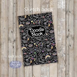 Doodle Book: Artist Sketchbook, Blank Pages (6x9)
