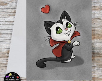 Vampurr Note Card - Greeting Card