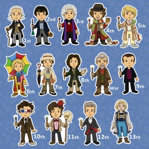 Doctor Who Vinyl Stickers