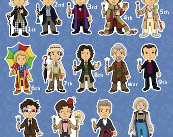 FS1000 Doctor Who Vinyl Stickers