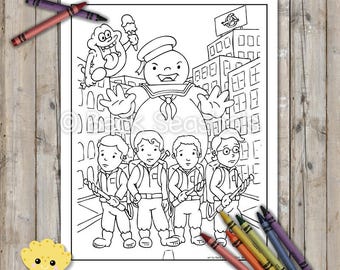 Ghostbusters Digital Colouring Page PDF Instant Download - Etsy México Ghostbusters Digital Colouring Page PDF Instant Download - Etsy México