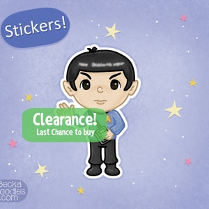 Cute Science Officer Stickers