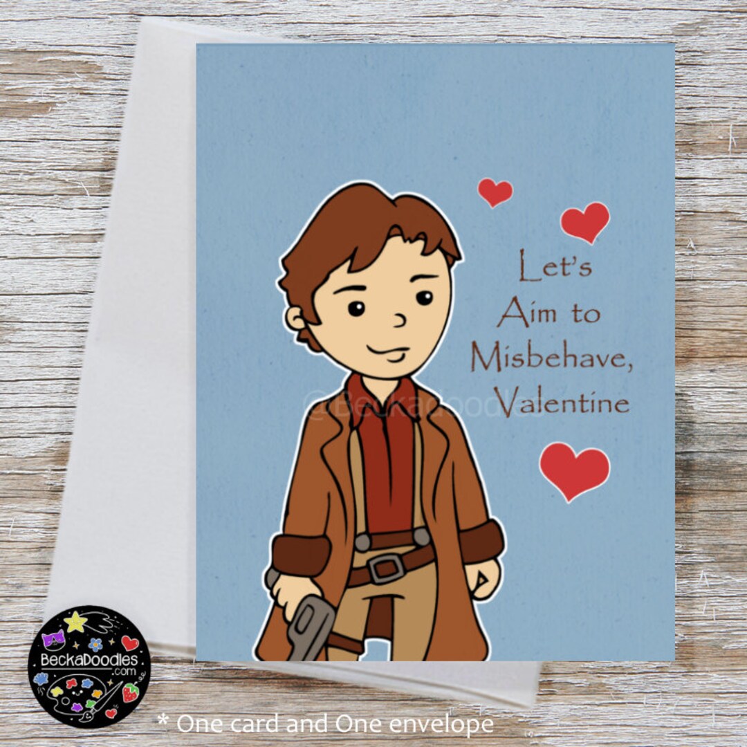 Mal Reynolds Valentines Day Note Card Firefly Cartoon - Etsy Ireland Mal Reynolds Valentines Day Note Card Firefly Cartoon - Etsy Ireland