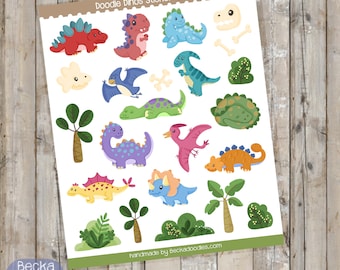 SS1021 Doodle Dinos Sticker Sheet