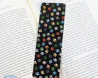 Paw Prints Bookmark, Toe Beans Paper Bookmark, Pet Lovers Book Mark, 2x6 inch Bookmark, Matte Double-Sided Bookmark, Gift for Book Lovers