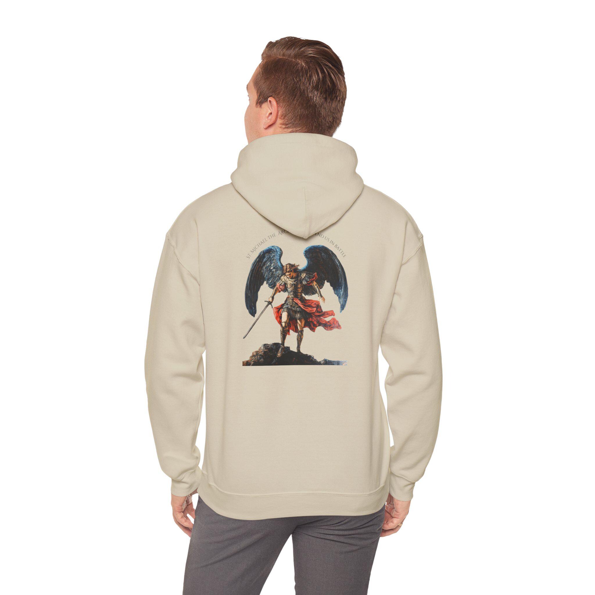 Saint Michael Hoodie Etsy UK
