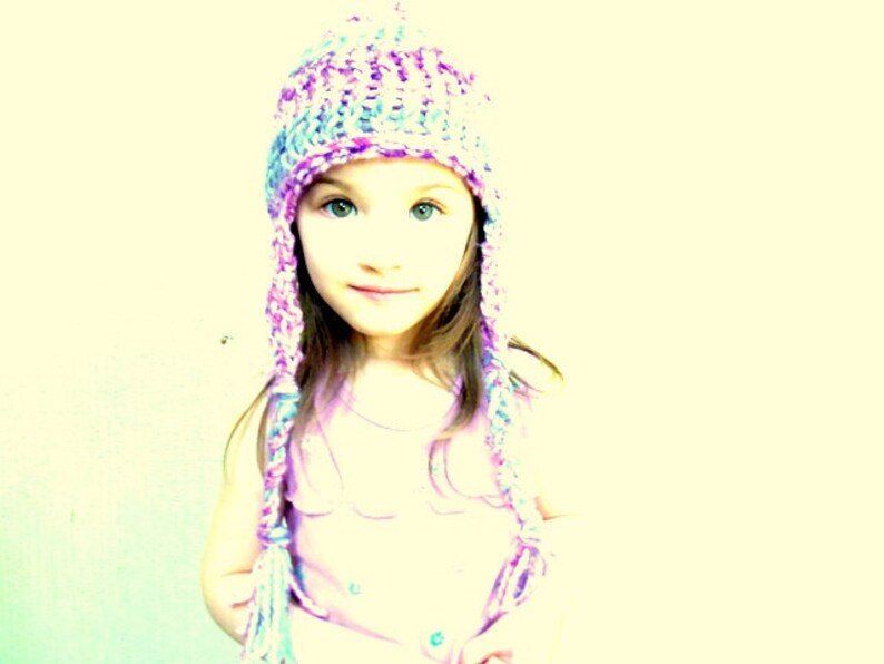 Loom Knit Earflap Hat Pattern - Etsy