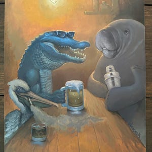 Belly Up giclee print