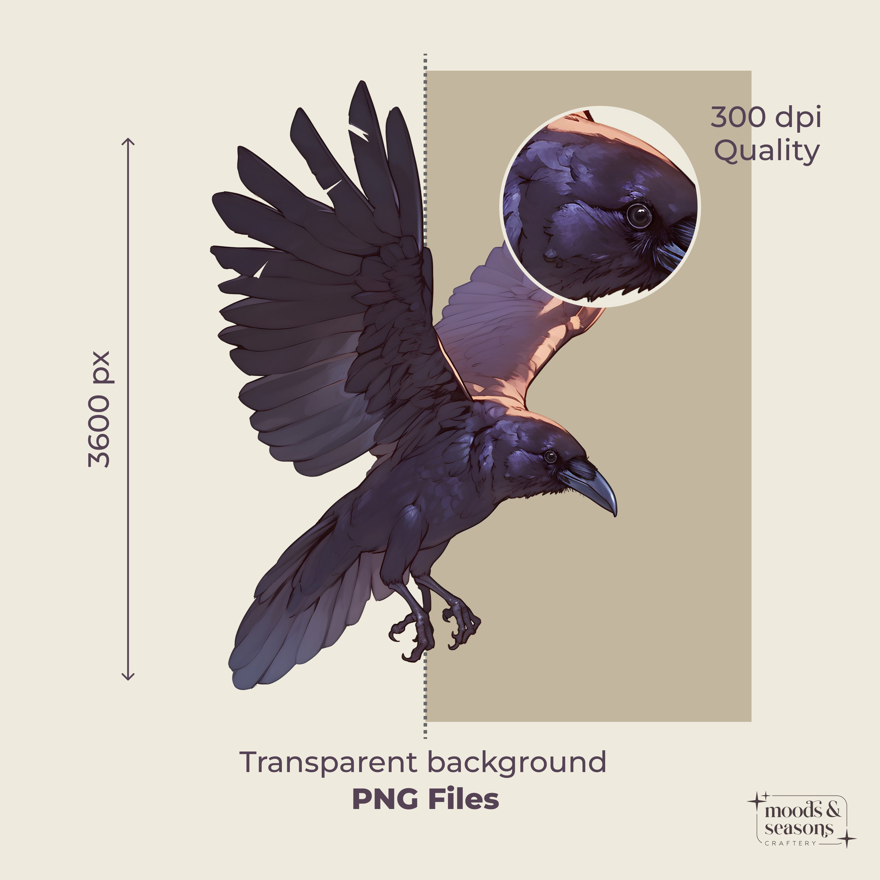 19 Crows Cliparts - 300 DPI Png - Cute Animals and Elements - Halloween ...