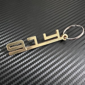 914 Porsche Style Keychain