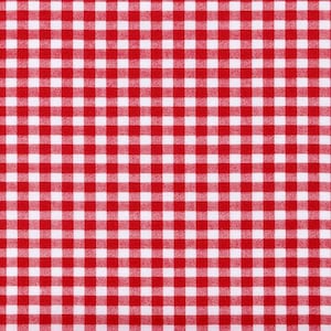 Red Check Fabric