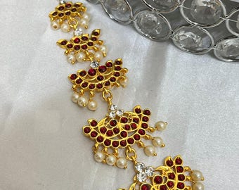 Nethi chutti with Mini Pendant/Bharatanatyam Kuchipudi jewelry/Temple Jewelry/Indian jewelry/Traditional jewelry/Classical Dance Jewelry