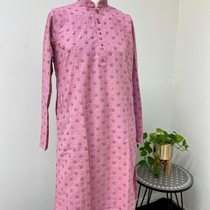 Pink Partywear Embroidered Sequin kurta, Kurta pajama set, Sherwani, Indian wedding wear, Desi party wear, Sequin Embroidered kurta