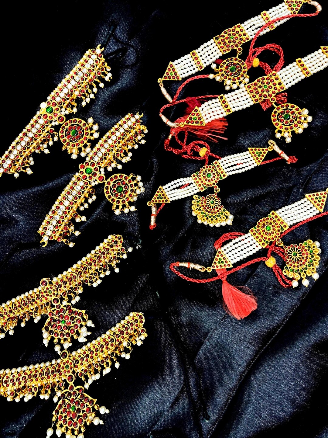 Gold Plated Armlet: Kundan Stone Indian Arm Band Jewelry - Etsy