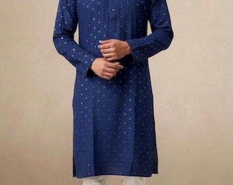Fully Embroidered Sequin Kurta Pajama Set: Indian Wedding Wear| Men's Kurta pajama set, Indian wedding wear, Desi party wear Multiple Colors