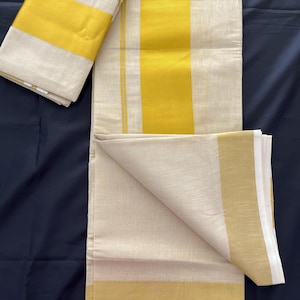 Tissue Set Mundu, Set Mundu with blouse, Kerala tissue set mundu, Setmundu, Onam setmundu, Mundum Neriyathum, handloom cotton set mundu