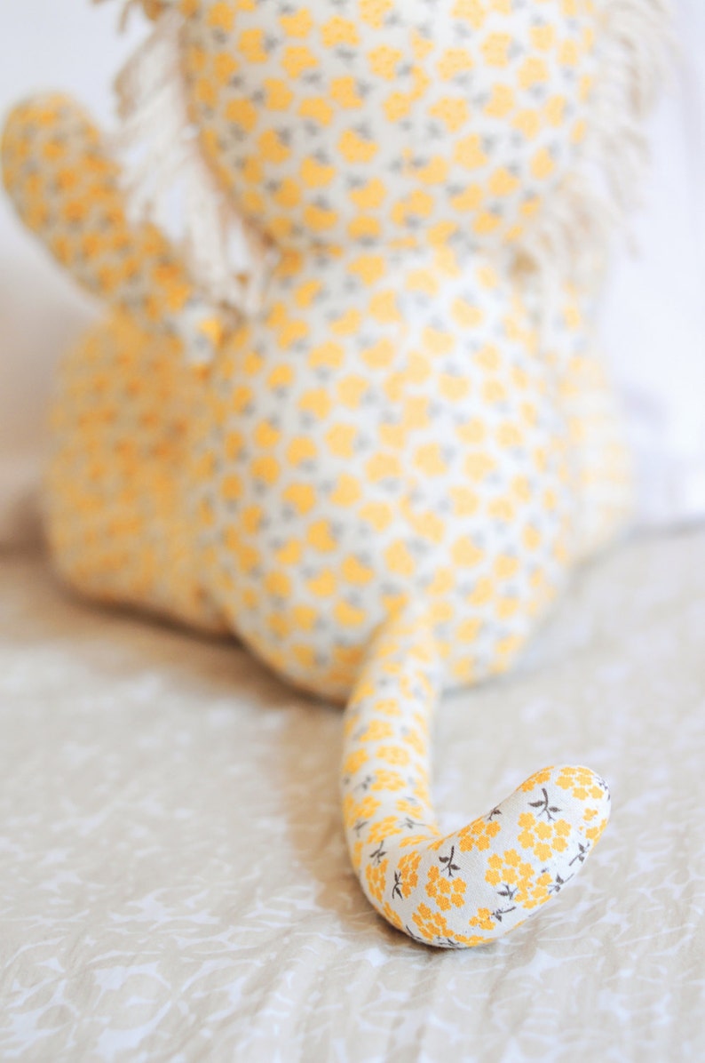 Lyle Lion Stuffed Animal Sewing Pattern image 5