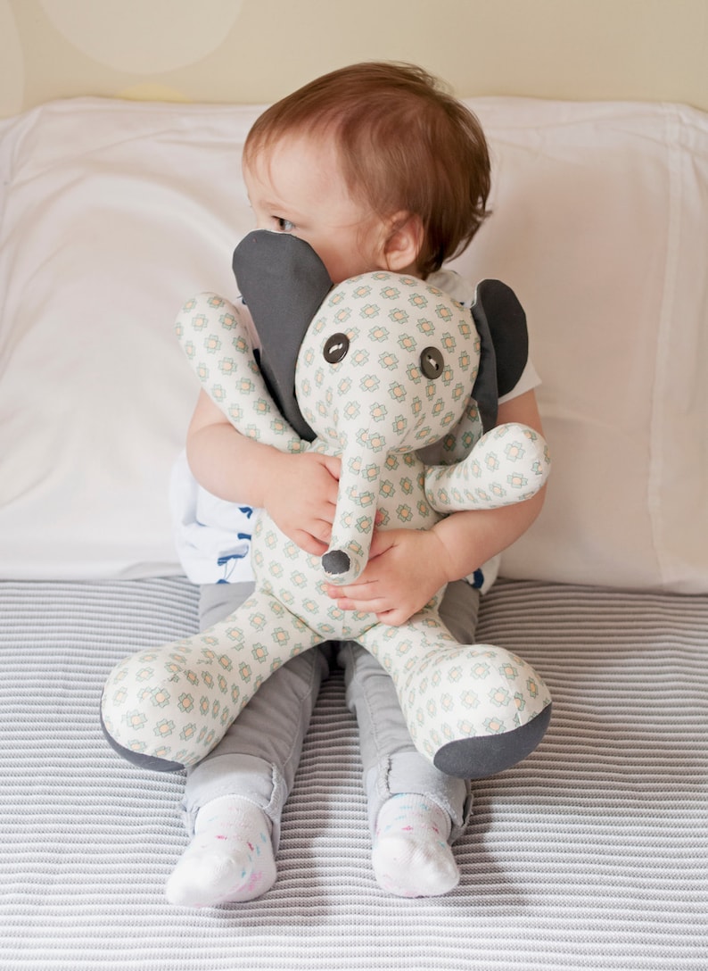 Flora Elephant Stuffed Animal Sewing Pattern - Etsy