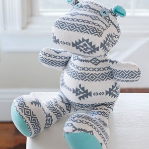 Henrietta Hippo Stuffed Animal Sewing Pattern image 5