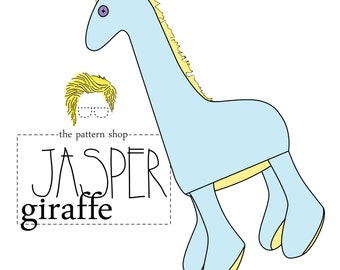 Patron de couture Jasper girafe en peluche