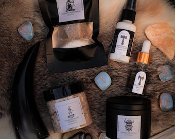 Kit ritual de Thor: set de brujería pagana nórdica para fuerza y protección