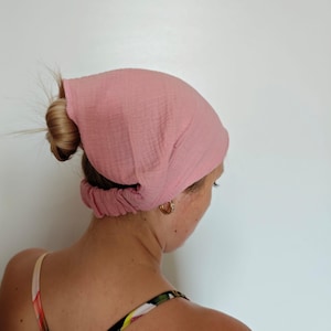 Bandana for Women Headscarf Cotton Kerchief Neckerchief Cotton Scarf Hair Accessories Head Covering Hair Wrap Headcovering Bandana for Men