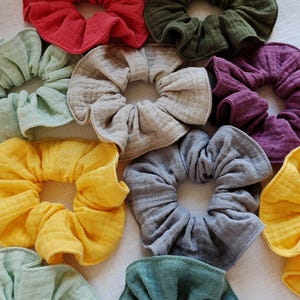 5pc Giant Scrunchies Bride Scrunchies Nurse Scrunchies Large Scrunchies Tag Scrunchies Pack Bridesmaids Scrunchies Hair Scrunchie Accessorie