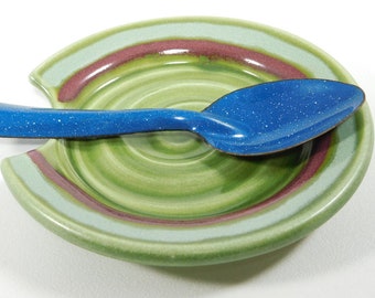 Ceramic Spoon Rest, Wheel Thrown