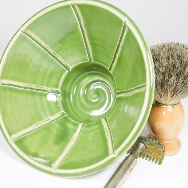 Shave Bowl, Classic, Ceramic, Handmade