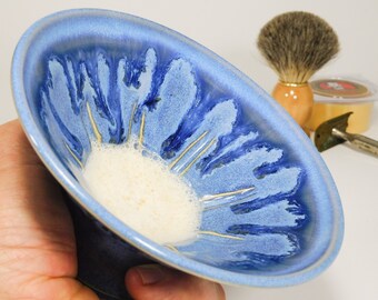 Ceramic Shave Bowl, Handmade Stoneware