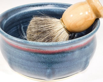 Shave Soap Bowl, Classic, Ceramic, Handmade