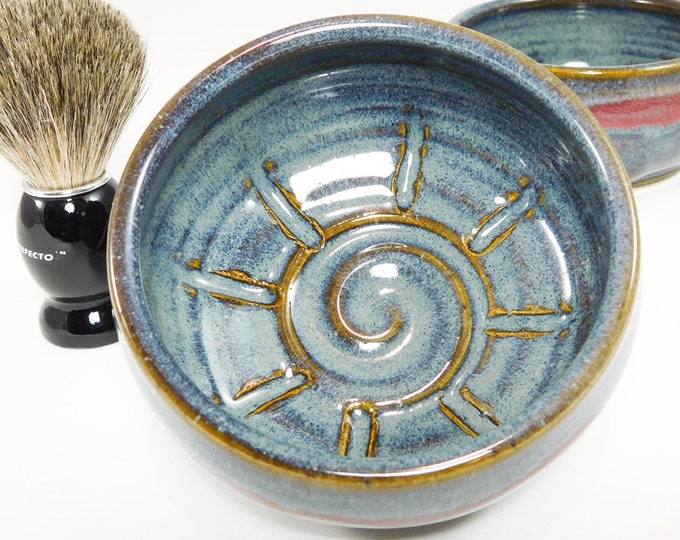 Shaving Soap Dish Wetshave Dish Pottery Shaving Dish Etsy