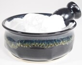 Ceramic Shave Bowl for Classic Wet Shaving, Handmade