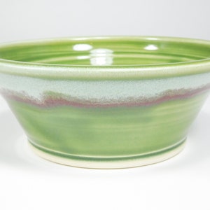 Dog Bowl, Stoneware Pottery, Wheel Thrown image 1