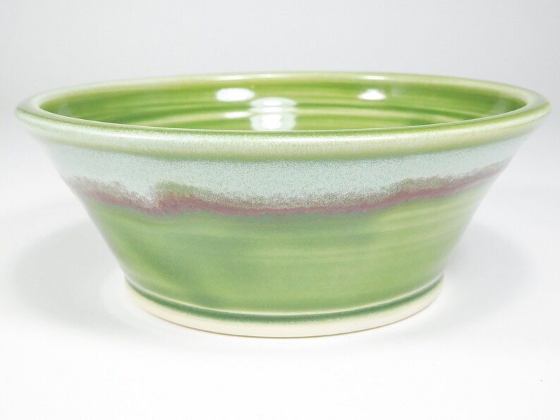 Dog Bowl, Stoneware Pottery, Wheel Thrown image 1