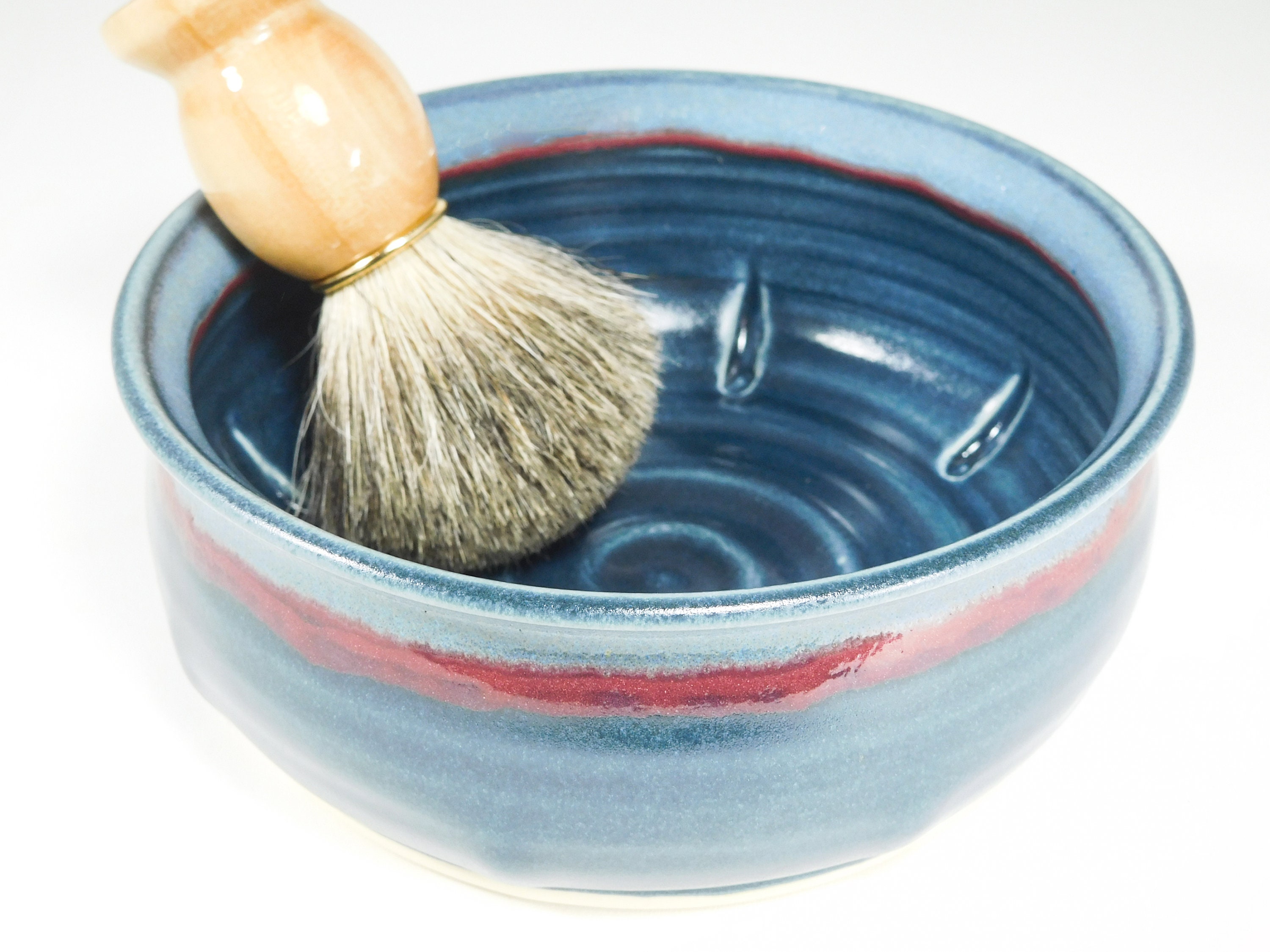 Shave Soap Bowl Deluxe Extra Large Classic Ceramic Etsy