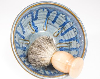 Ceramic Shaving Bowl, Deep, Traditional, Handmade