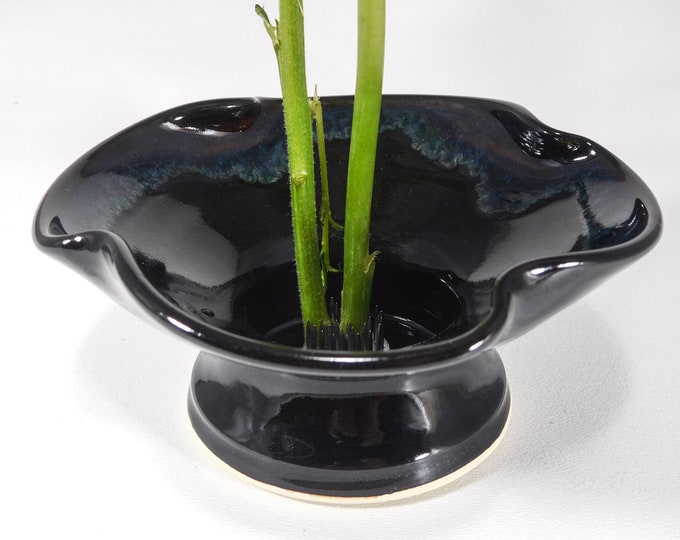 Ikebana Vase Pottery Crafted by Hand Classic Etsy