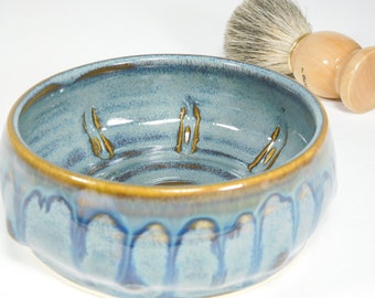 Ceramic Shaving Lather Bowl, Pottery, Classic