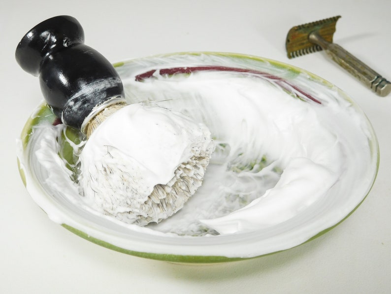 Shave Bowl for Wet Shaving Traditional Ceramic Etsy