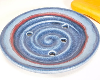 Draining Soap Dish, Wheel Thrown Pottery, Classic