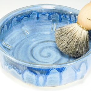 Ceramic Shaving Lather Bowl, Deluxe Extra Large, Pottery, Classic