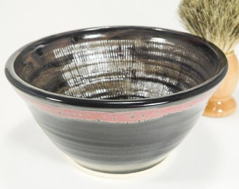 Ceramic Shaving Lather Bowl Suribachi Style, Classic