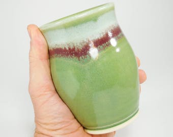 Ceramic Cup, Handmade, 5 Inches Tall