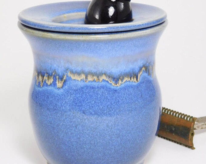 Brush Scuttle Shaving Scuttle Scuttle Clay Bowl Warmer Shave Scuttle Warmer Shave Bowl Shave