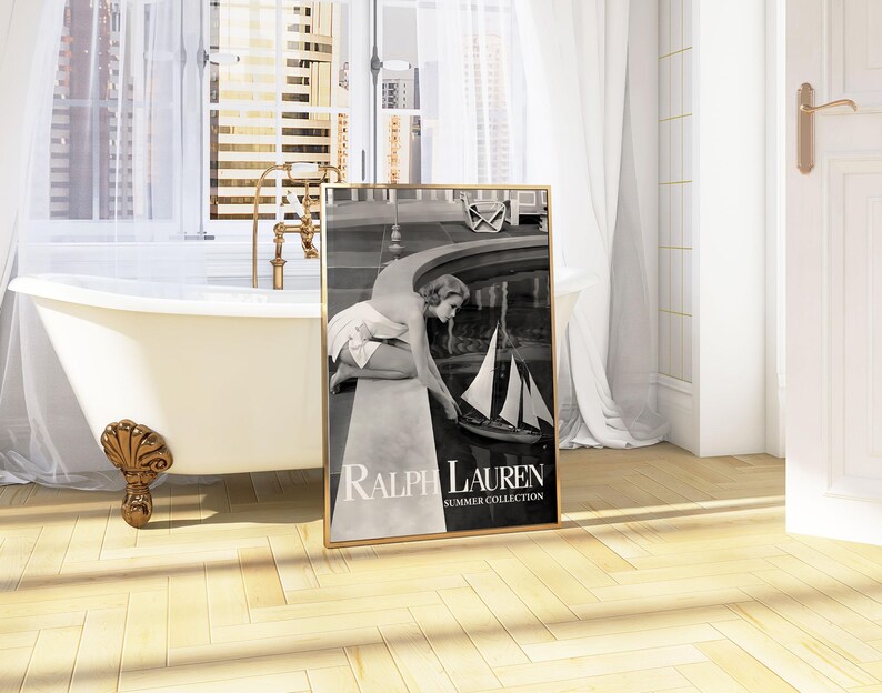 Grace Kelly, zwart-wit van Bridgeman Images op canvas, behang en