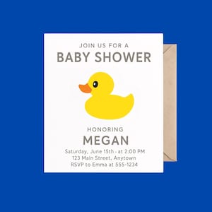 Rubber Duck Vector, Rubber Ducky Cut File, Duck Silhouette, Baby Duck SVG Clipart - Digital Download image 2