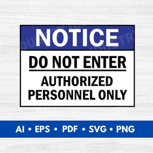 Beachten Sie nicht das Schild Vektor, betreten Sie nicht Schild SVG, betreten Sie nicht Schild drucke - digitaler Download